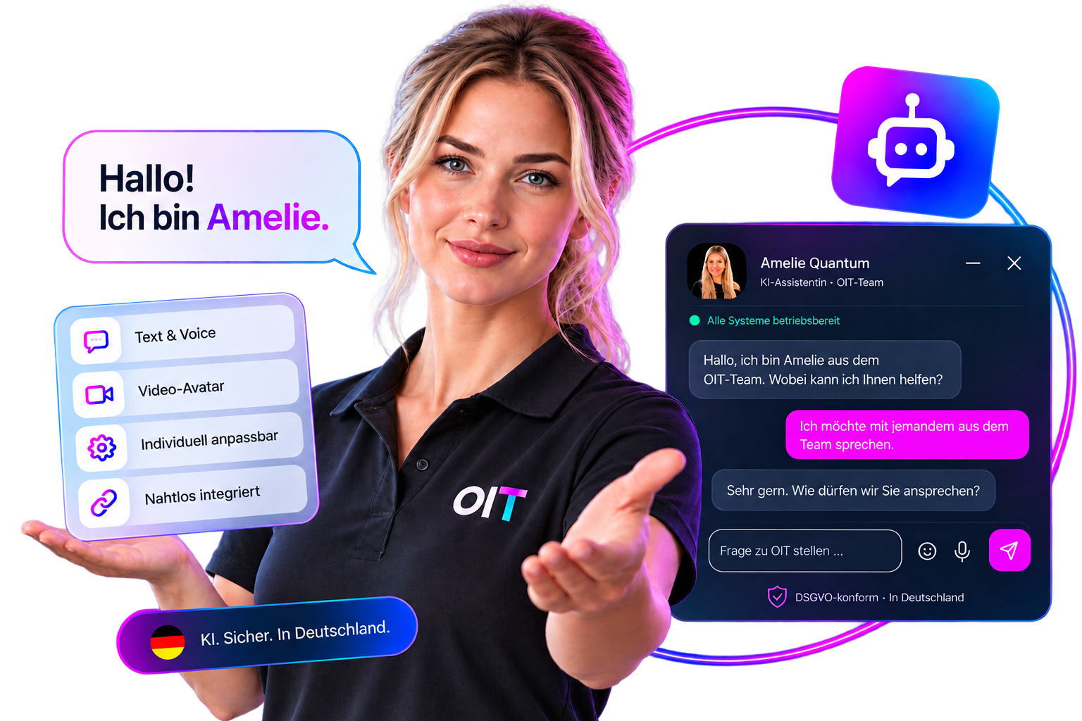OIT Chatbot Amelie Quantum
